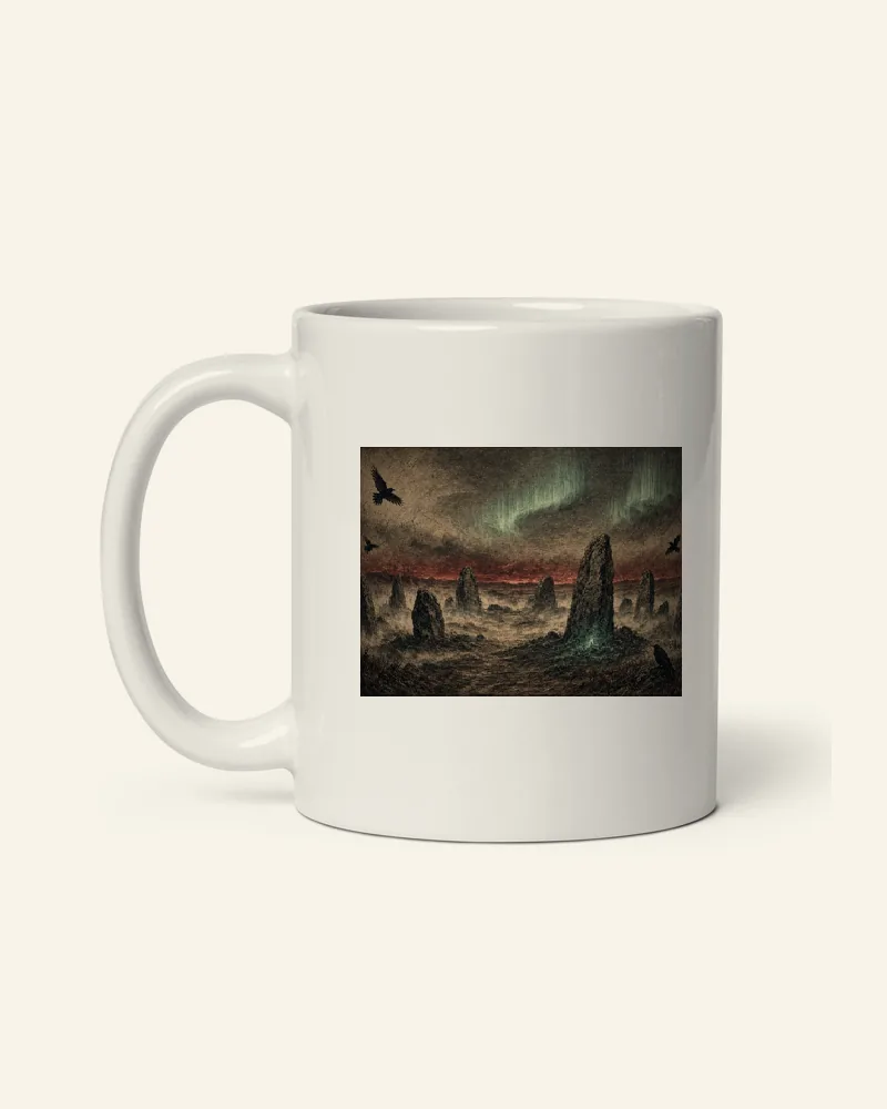 The Night Shift Mug, Standing Stones, Aurora